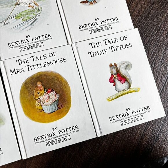Vintage 1986 Lot of 12 Peter Rabbit Books Beatrix Potter Collection - Picture 4 of 10
